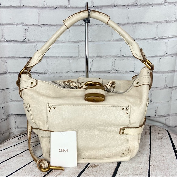 Chloe Handbags - Chloe cream leather shoulder bag *amazing quality*